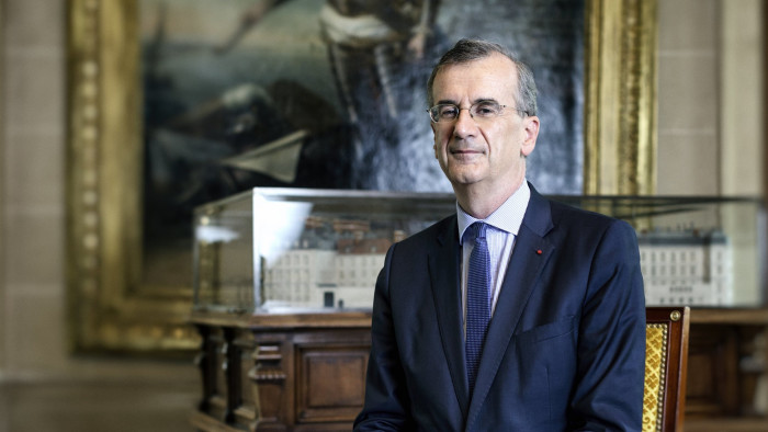 6  July  2017 – Paris, France
François Villeroy de Galhau, the governor of Bank of France (Banque de France) poses for a portrait.