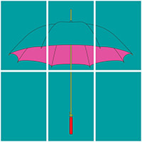 Michael Craig-Martin’s ‘Umbrella’ (2016), Edition sector