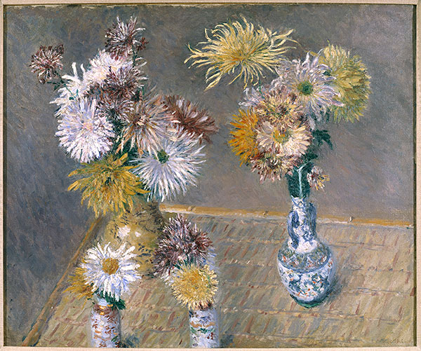 'Quatre vases de chrysanthèmes' (1893)
