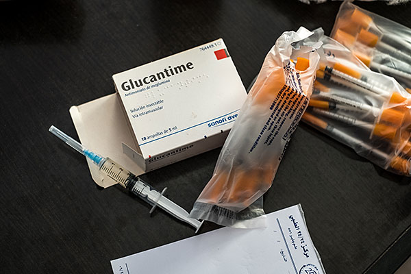 Glucantime, the first-line treatment for cutaneous leishmaniasis