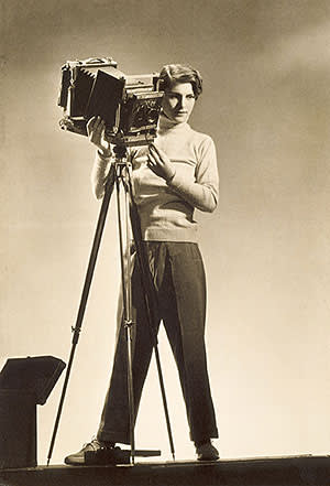 ‘Self-Portrait with Camera’ (c1933) by Margaret Bourke-White, on show at Musée d’Orsay, Paris