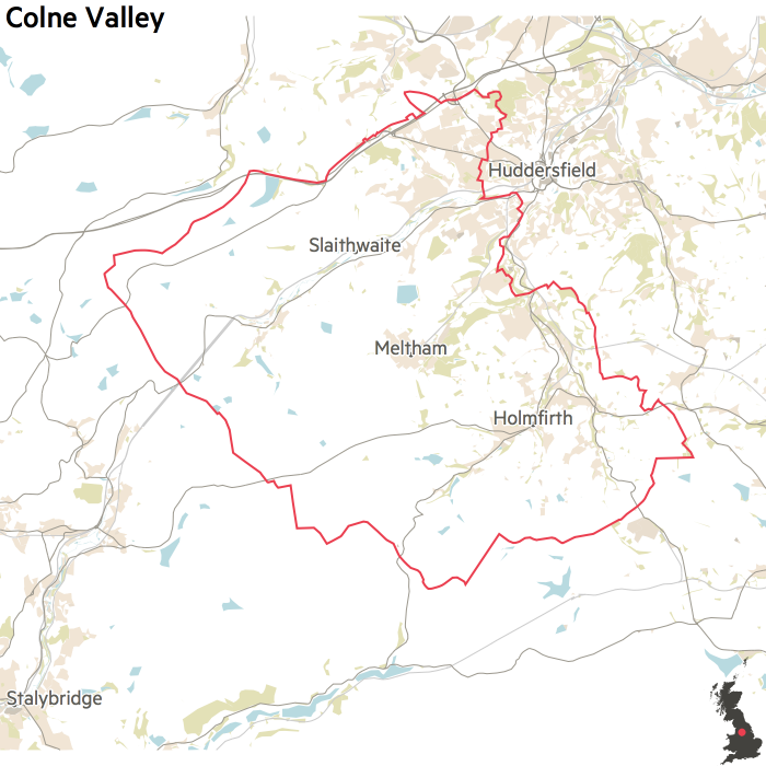 Colne Valley map