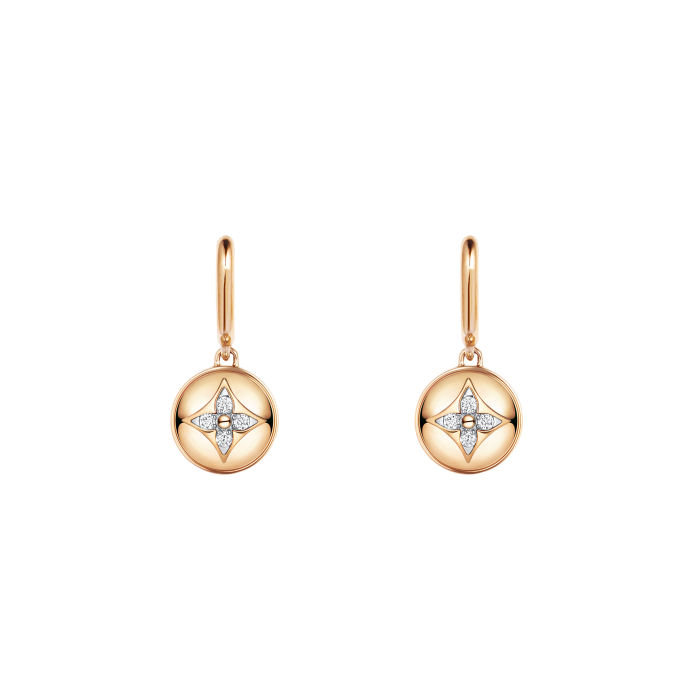 B Blossom earrings — Pink and white gold and diamonds, €4,900