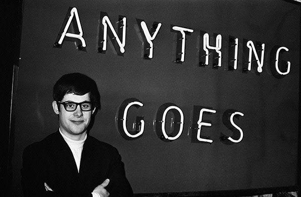 Cameron Mackintosh in December 1969, promoting his show 'Anything Goes', which closed after two weeks