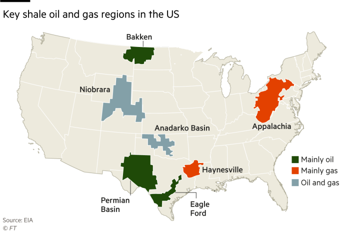 US shale map