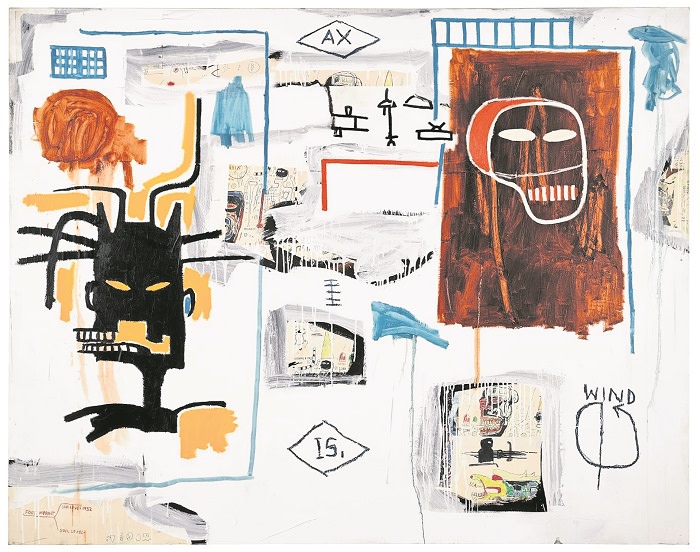 Lot 28 Jean-Michel Basquiat, Apex, 1986, est. available upon request