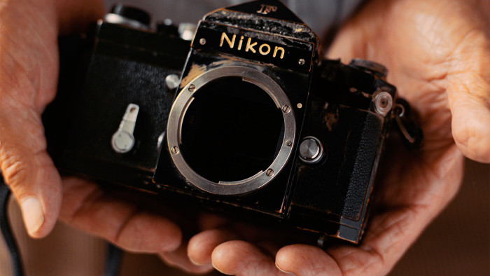 Don McCullin's Nikon camera