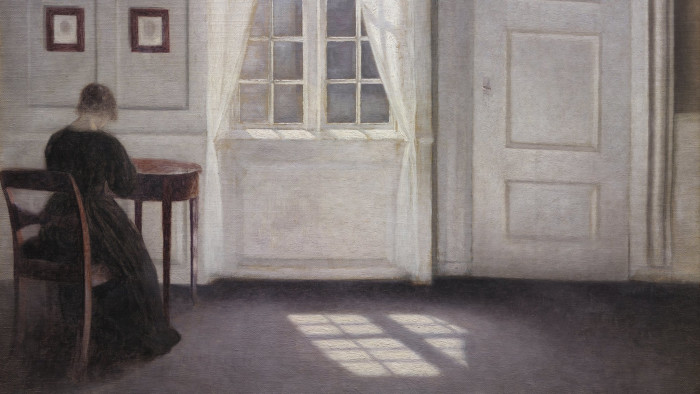 'Interior in Strandgade, Sunlight on the Floor' (detail, 1901)