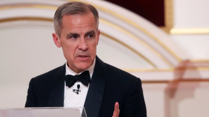 Governor of the Bank of England Mark Carney delivers a speech at the annual Mansion House dinner in London, Britain June 20, 2019. REUTERS/Simon Dawson/Pool