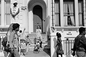 Residents watching Notting Hill Carnival in 1975 