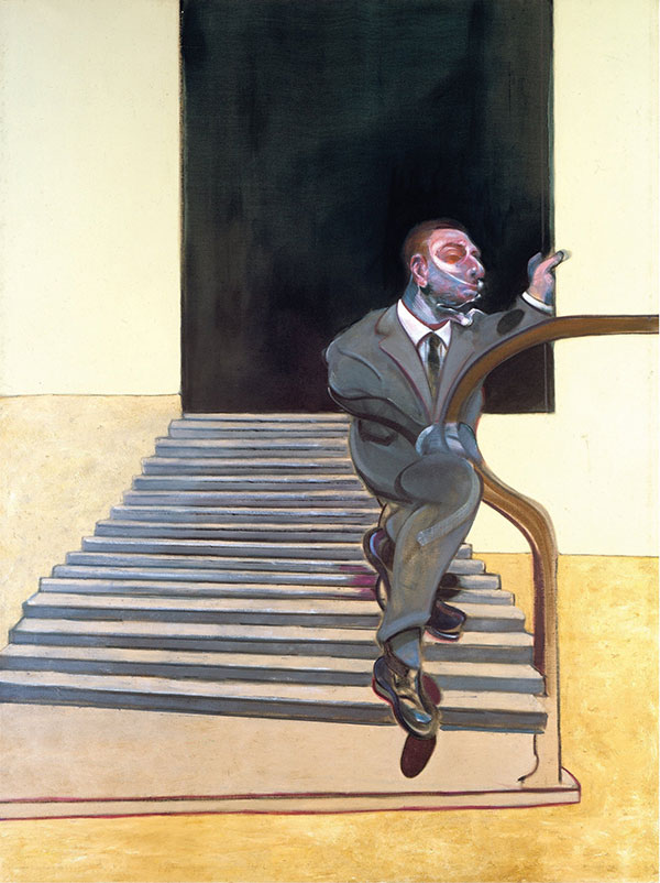 ‘Portrait of a Man Walking Down Steps’ (1972)