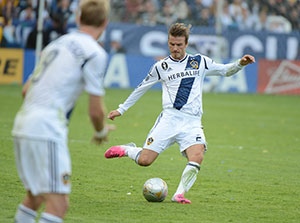 David Beckham at LA Galaxy in 2012