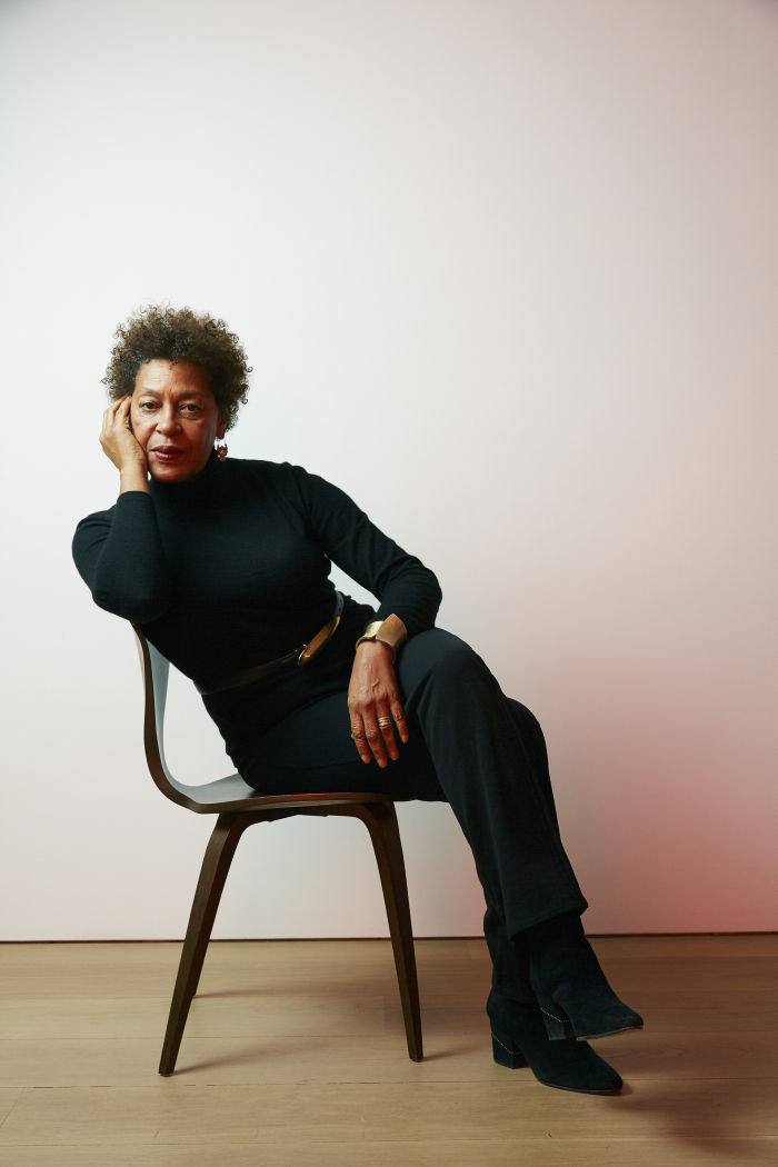 Artist Carrie Mae Weems at Jack Shainman Gallery in New York in 2016