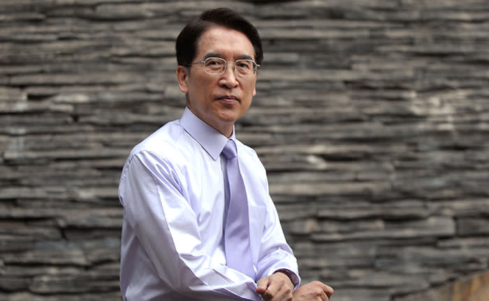 KYOBO CEO SHIN...SEOUL, SOUTH KOREA: Kyobo Life Insurance CEO Shin Chang-Jae during an interview at his office in Seoul, South Korea. Photographer: PENTA PRESS for Financial Times