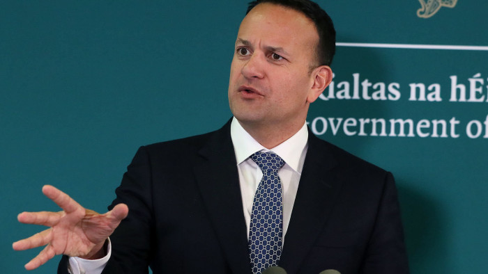 Taoiseach Leo Varadkar during a press conference following a government cabinet meeting on disability at the Marino Institute of Education in Dublin. PA Photo. Picture date: Thursday January 9, 2020. See PA story POLITICS Election Ireland. Photo credit should read: Brian Lawless/PA Wire