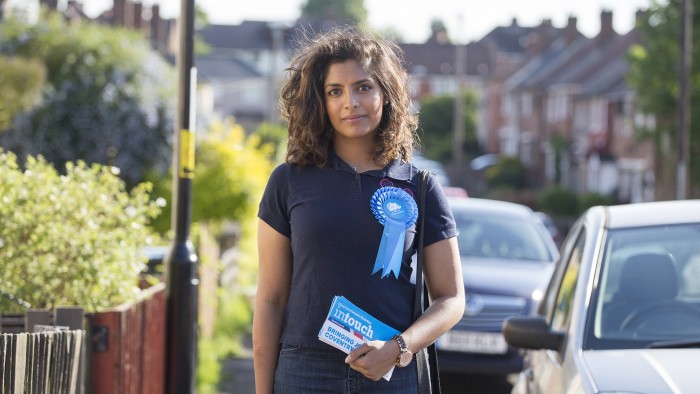 Coventry election story. Resham Kotecha, Conservative candidate for Coventry North West, campaigning in the area. Words: Josh Chaffin.