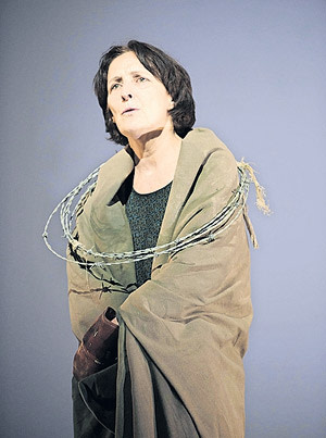 Fiona Shaw in a scene from 'The Testament of Mary'