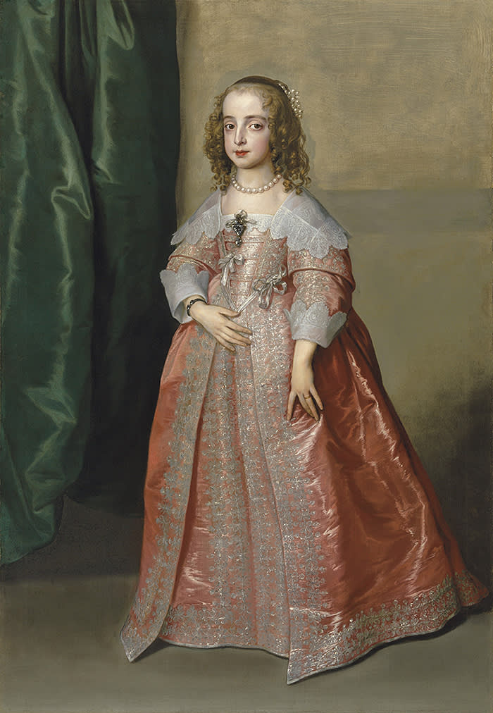 SIR ANTHONY VAN DYCK
(Antwerp 1599-1641 London)
Portrait of Princess Mary (1631-1660)
Full length, in a pink dress with silver embroidery and ribbons
£5,000,000-8,000,000

Christie's
Exhibition title: Christie's Classic Week