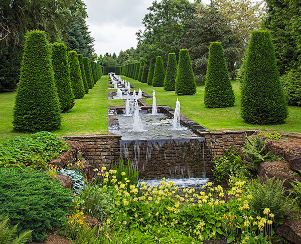 The Rill at Thenford House, the Heseltines’ home in Northamptonshire