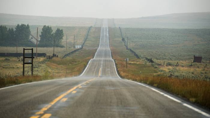 UNITED STATES - AUGUST 20: A stretch of U.S. Highway 89 is seen near Ringling, Mont., on August 20, 2018. (Photo By Tom Williams/CQ Roll Call)