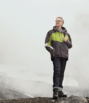 Thomas Stocker, co-chair IPCC Working Group 1, in Jungfraujoch, Switzerland