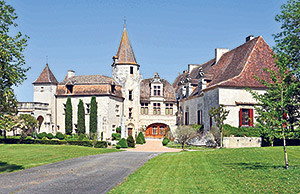 Château in Lauzun, Lotet-Garonne