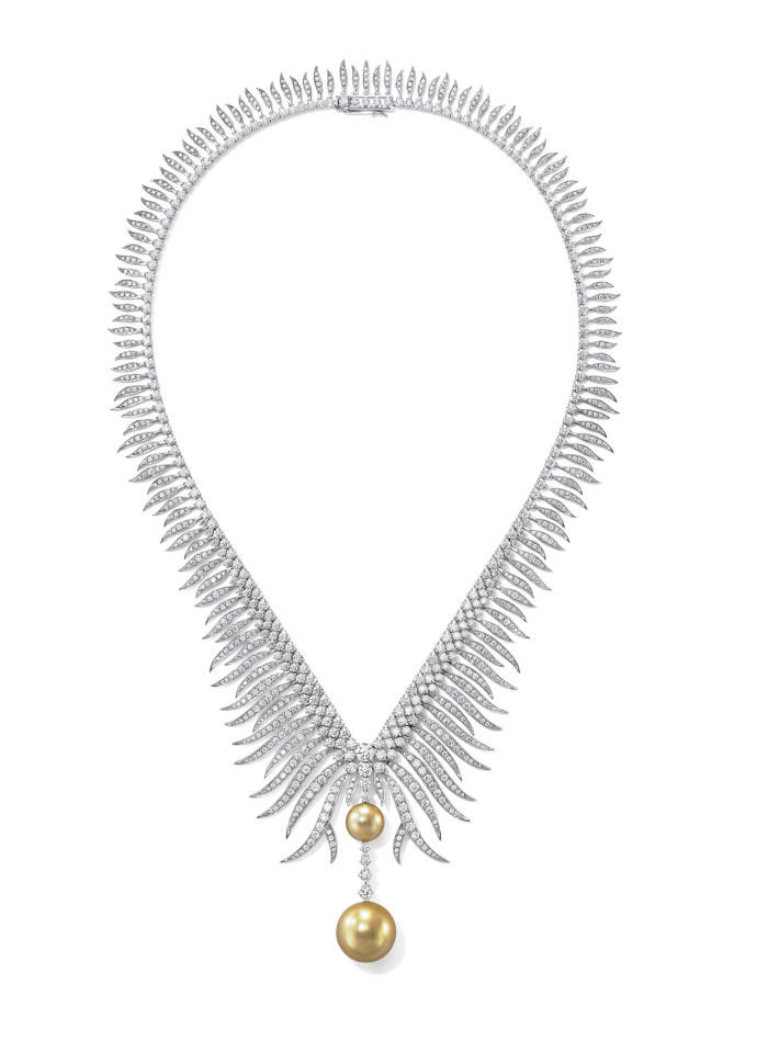 Gurung’s Tasaki jewellery: Brilliant Grace necklace, £553,000, tasaki-global.com