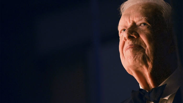All clear: Jimmy Carter, former US president, revealed this year that his brain cancer had disappeared