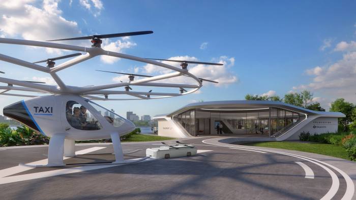 Skyports and Volocopter have teamed up to design and develop the world's first vertiport. This full-scale prototype will be displayed in Singapore in October 2019 with live flights of the Volocopter 2X. This is the first step towards urban air mobility operations in cities around the world and Singapore is committed to being the first market for air taxi services. Skyports, in partnership with Volocopter, are working to make this a reality by early 2022.
