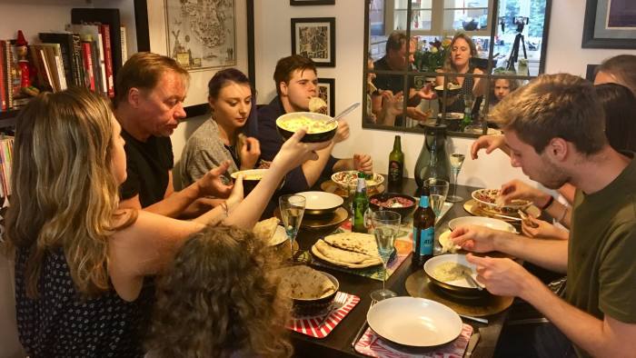 Come dine with me: Claer Barrett’s family and friends sample the supper club