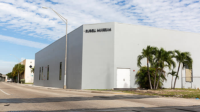The Rubells photographed for The FT by Melanie Metz at the Rubell Museum, Miami.