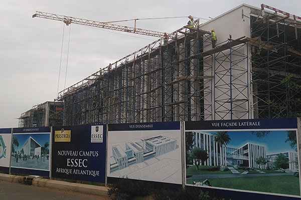 Work on Essec’s new campus in Rabat, Morocco