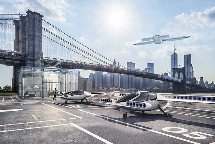 Lilium’s vision is for its five-seater jets to use central urban rooftop landing pads and to be booked with an app