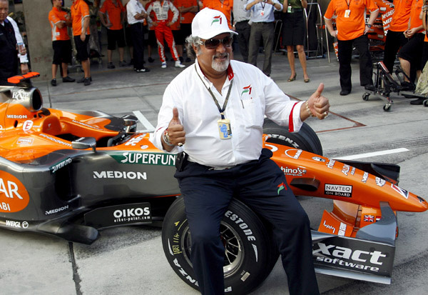 Vijay Mallya bought the Spyker Formula One team as part of a consortium in 2007