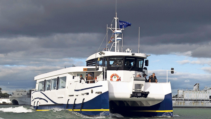 an all-electric, zero emission French ferry