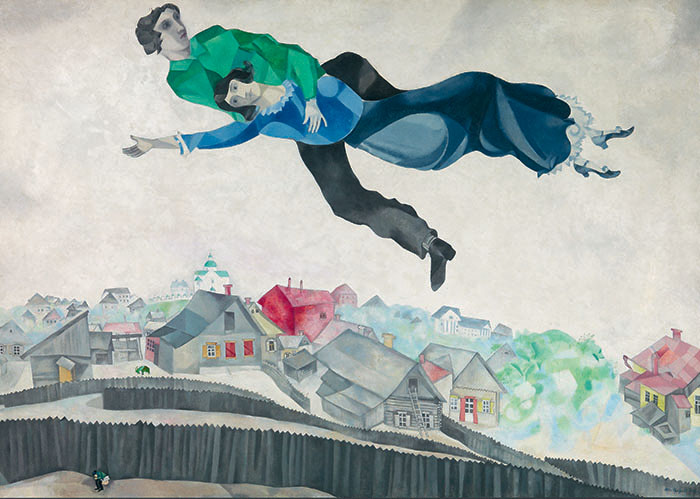 Marc Chagall, 'Over the Town' (1918)
