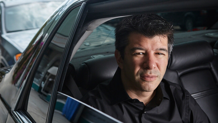 Portrait of Travis Kalanick, CEO and founder of Uber car services