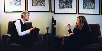 Siri Hustvedt and Katie Roiphe in New York, February 2014