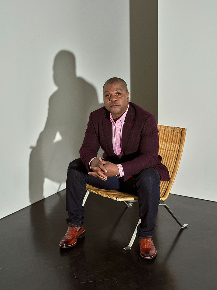 Kehinde Wiley photographed in London for the FT 
