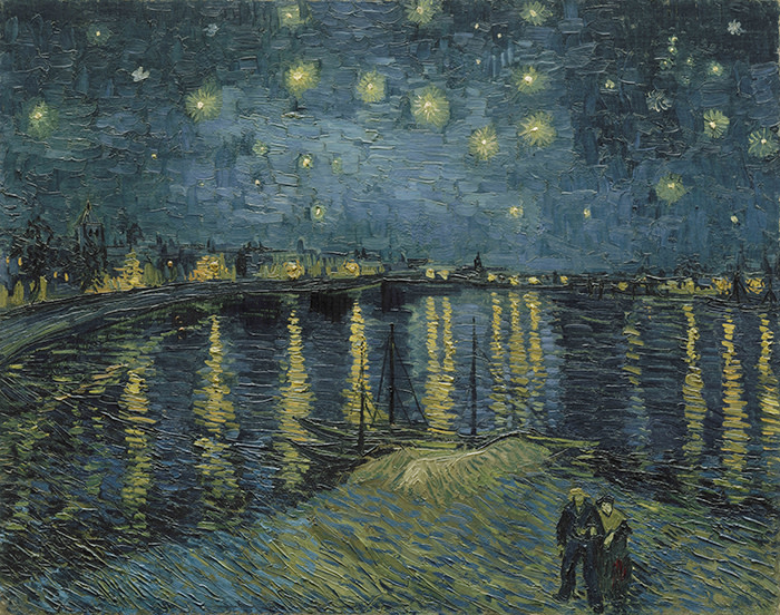 Vincent van Gogh (1853 – 1890) Starry Night Over the Rhone 1888 Oil paint on canvas 725 x 920 mm Paris, Musée d'Orsay Photo (C) RMN-Grand Palais (musée d'Orsay) / Hervé Lewandowski Vincent van Gogh (1853