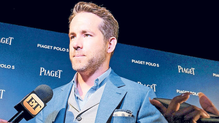 Ryan Reynolds at the launch of Piaget’s Polo S