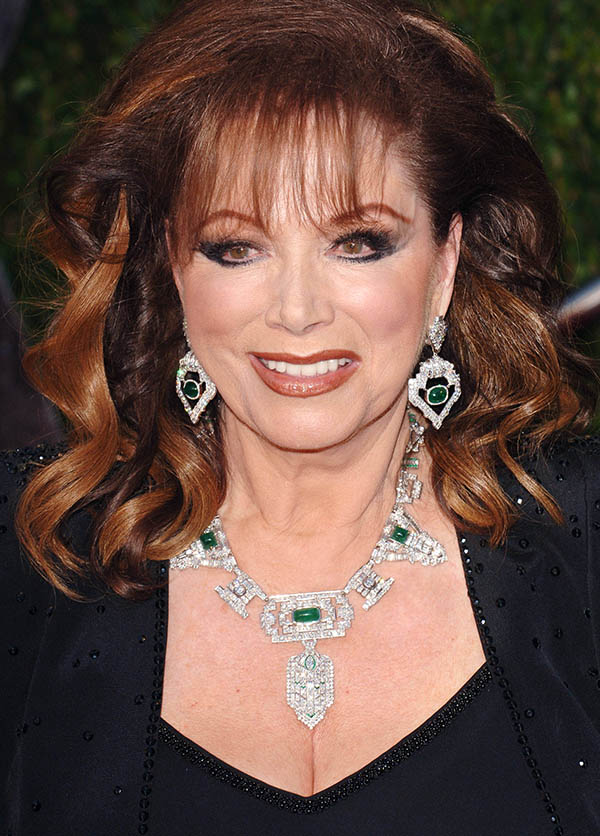 WEST HOLLYWOOD, CA - MARCH 07: Writer Jackie Collins arrives at the 2010 Vanity Fair Oscar Party hosted by Graydon Carter held at Sunset Tower on March 7, 2010 in West Hollywood, California. (Photo by Craig Barritt/Getty Images)
