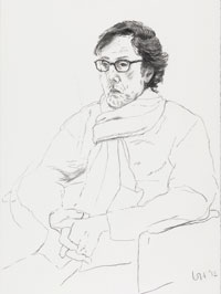 'Gregory Evans, 24 December' (2012) by David Hockney