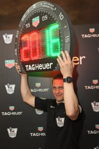 The launch of TAG Heuer's partnership wit hthe English Premier League