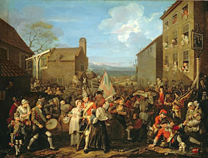 Hogarth’s ‘The March to Finchley’ (1750)