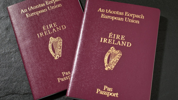 C2ABCY Irish passports. European Union