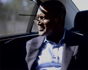 Aliko Dangote on his way to meet Barack Obama in Johannesburg