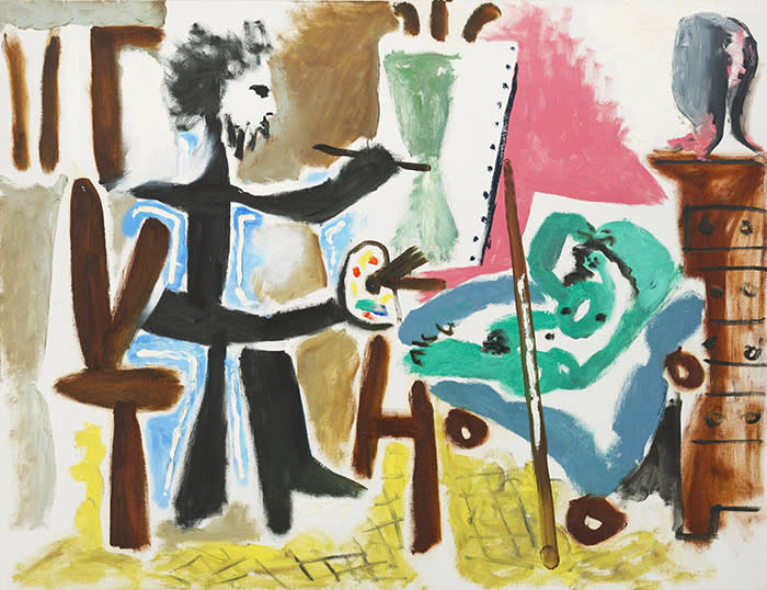 Pablo Picasso's 'Le Peintre et son modèle II' at the ICA Miami
