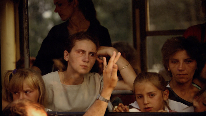 Civil War In Yugoslavia: Bosnian Refugees (Photo by Pascal Le Segretain/Sygma via Getty Images)