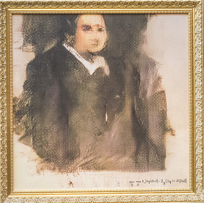 ‘Portrait of Edmond de Belamy’, created by Obvious